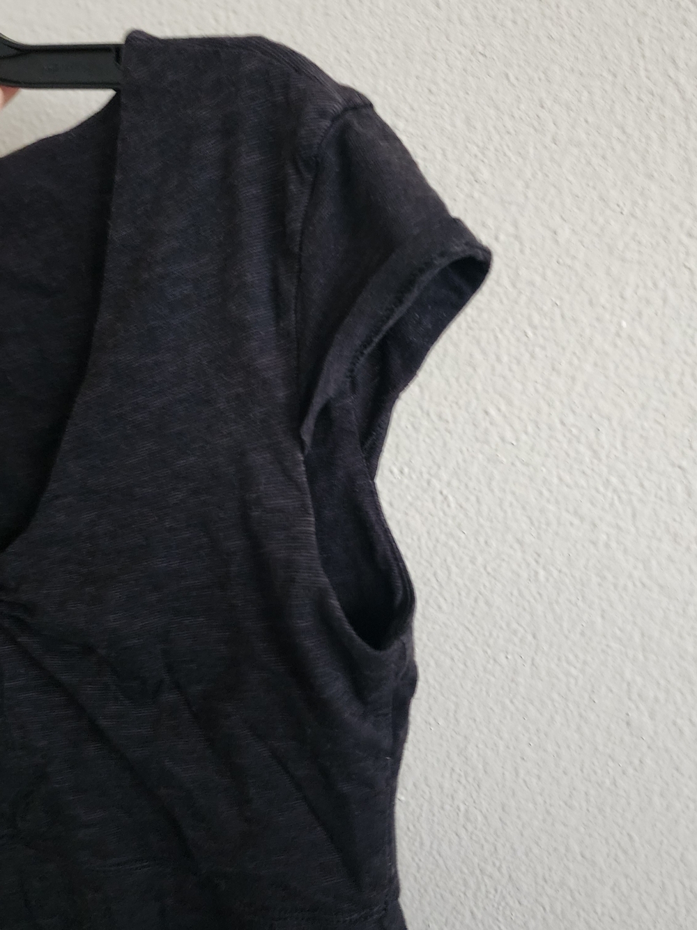 torrid Black Cap-Sleeve V-Neck Midi Dress - Picture 8 of 10